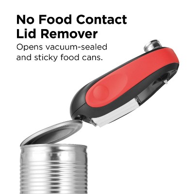 Red and Black Battery Operated Electric Can Opener