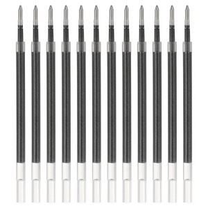 Unique Bargains Medium Point Glitter Coloring Gel Ink Pen Refills for Retractable Click Pens 12 Pcs - 1 of 4