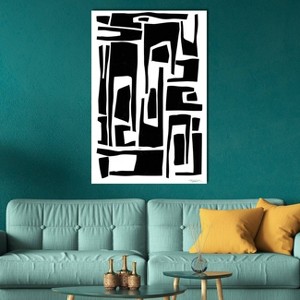 iCanvas Elongated Modern and Abstract Shapes by Statement Goods Canvas Print Wall Art - 1 of 3