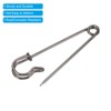 Unique Bargains Large Metal Sturdy Sewing Safety Pins for Blankets 50 Pcs - 4 of 4