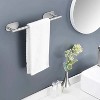 Attop bathroom silver towel rack, adhesive towel bar, hand towel holder, kitchen towel rack, no-drill towel rack, bathroom accessories. - 4 of 4