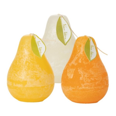 Sunset Pear Candles Kit - Set Of 3 : Target