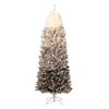 Prelit Ombre Christmas Tree with 230 LED Lights, Flocked Branches, Easy Setup - for Home, Office, Party Decor - 2 of 4