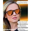 grinderPUNCH Polarized Sunglasses for Men and Women Trendy Retro Sun Glasses for Driving Fishing UV400 Protection (1 Pack, Matte Black Polarized) - 3 of 4