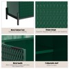 CLIHOME 31.5 in. 2-Door Wooden Accent Decorative Storage Cabinet with 3 Adjustable Shelf - 4 of 4