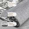 Washable Runner Rug Oriental Vintage Floral Entryway Rug Runner Low Pile Non-Shedding Runners Anti-Slip Soft Faux - 2 of 4