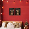 Stupell Industries Baby Reindeer Characters 2pc Floating Frame Art Set - 2 of 4