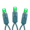 Novelty Lights LED Christmas String Lights 50 Mini Bulbs (Green Wire, 17 Feet) - image 3 of 4