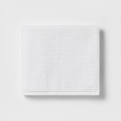 2pk Quick Dry Ribbed Bath Towel Set