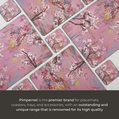 Spring Bloom Pink Cork-Backed Placemats Set of 4