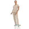 Medichic Women's Medical Scrubs Set- V-Neck with Flare Pant - 2 of 4