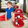 Teamson Kids Wooden Fire Station with 25-piece Figurines Set, Red - 2 of 4