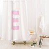 Deny Designs April Lane Art Block Monogram Shower Curtain - 2 of 3