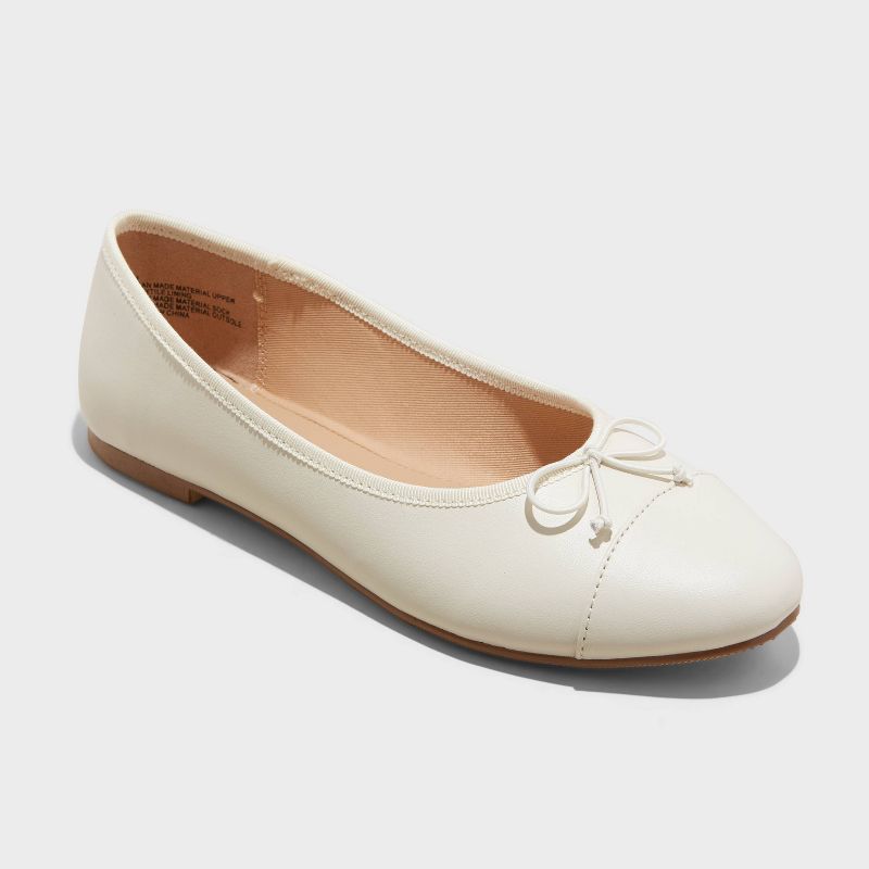 Women's Janie Ballet Flats with Memory Foam Insole - A New Day™, 1 of 10
