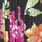 black multi fun floral