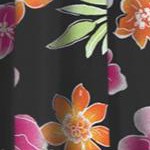 black multi fun floral