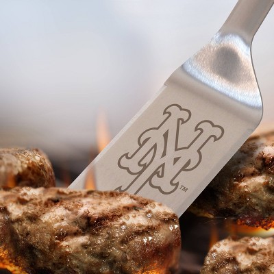 MLB New York Mets Stainless Steel BBQ Spatula with Bottle Opener_3