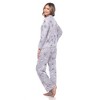 Long Sleeve Floral Pajama Set - White Mark - 4 of 4