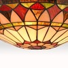 Claxy Tiffany Semi Flush Ceiling Light Stained Glass Colorful - 3 of 4
