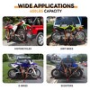 Dirt Bike Carrier for 2,Motorcycle Carrier Hitch Mount with Ramp Ratchet Straps,Stabilizers - 3 of 4