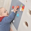 5-in-1 Toddler Climber Basketball Hoop Set, Kids Climber Playset With Tunnel Climber Whiteboard Building Block Baseplates - 4 of 4