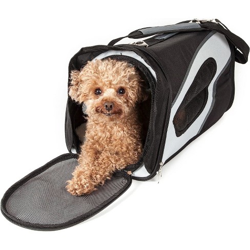 Pet Life Airline Approved Mystique Fashion Pet Carrier - Black