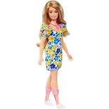 Barbie Fashionistas Doll #208 with Down Syndrome Wearing Floral Dress