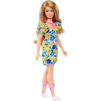 Barbie Fashionistas Doll #208 with Down Syndrome Wearing Floral Dress