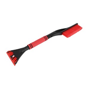 Unique Bargains Universal Car Ice Scraper Brush with Broom SUV Snow Frost Remover for Car Truck Plastic - 1 of 4