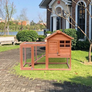 Wooden Dog House Bunny Enclosure Chicken Sheds,Chicken Coop Kennels-Cuddlewood - 1 of 4