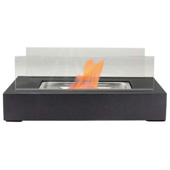 SLIM 8 Inch Bio Ethanol Fireplace Burner Insert - .5 Liter-E
