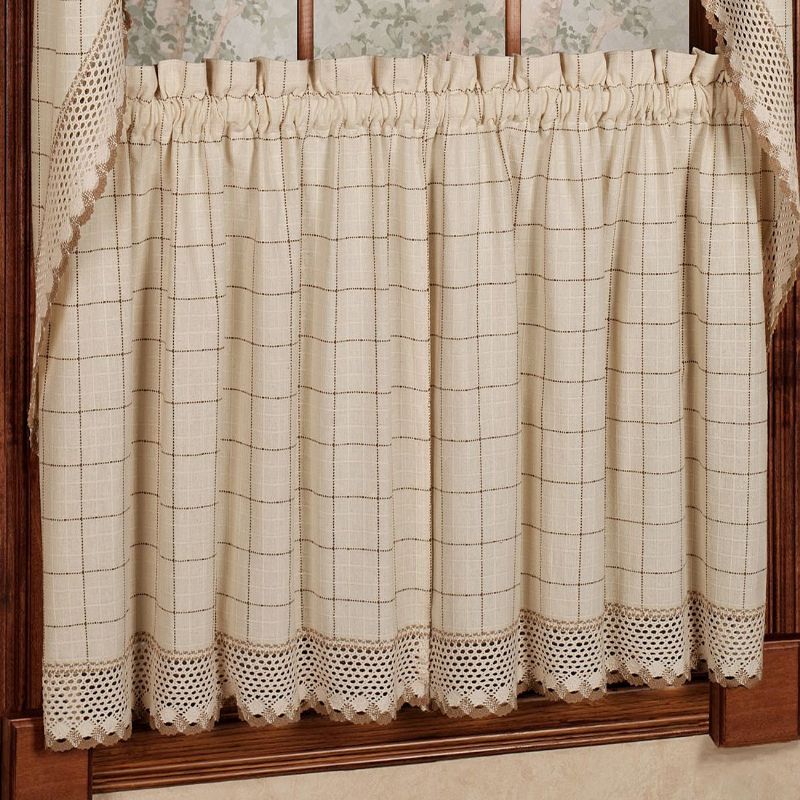 Adirondack 100% Cotton Kitchen Window Curtains by Sweet Home Collection™, 1 of 4