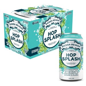 Sierra Nevada Hop Splash Sparkling Hop Water Non-Alcoholic - 6pk/12 fl oz Can - 1 of 4