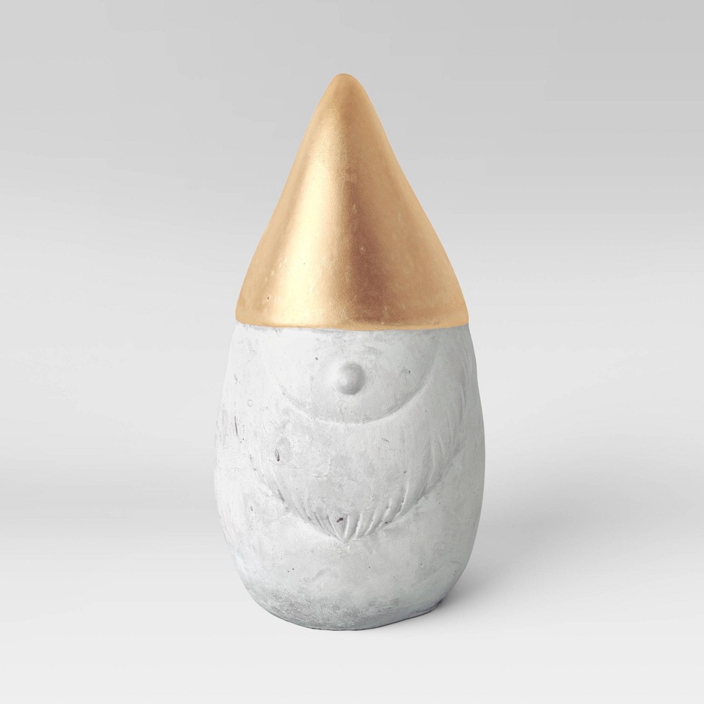 (( pack 10 )) Concrete Garden Gnome Gray - Smith & Hawken™