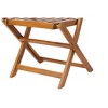 Wooden Folding Patio Furniture for Garden Backyard Balcony Porch w/ 1 Coffee Table and 2 Foldable Chairs - 3 of 4