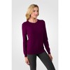 JENNIE LIU Women's 100% Pure Cashmere Long Sleeve Crew Neck Pullover Sweater - 4 of 4