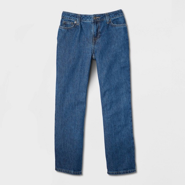 Jeans de tiro medio de pierna recta para niñas - Cat & Jack™ 2