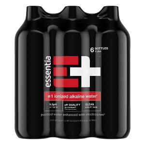 Essentia Ionized Alkaline Water Bottles - 6pk/1L - 1 of 4