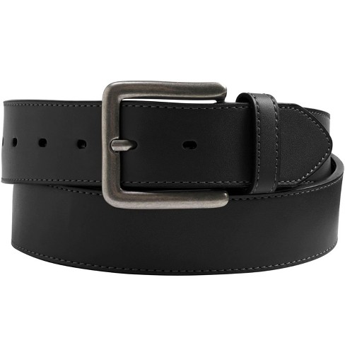 Kingsize Men's Big & Tall Casual Stitched Edge Leather Belt - Big - 72/ ...