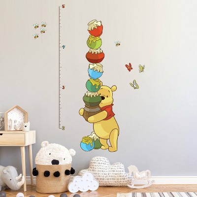 Winnie the Pooh Pooh Peel and Stick Inches Growth Chart - RoomMates