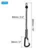 Unique Bargains Adjustable Camping Hiking Paracord Carabiner Braided Lanyards 2 Pcs 10" - 2 of 4