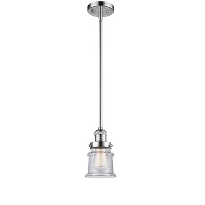 Canton - 1 Light Stem Hung Mini Pendant In Industrial Style-8.5 Inches Tall and 5.25 Inches Wide
