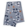 NoJo Disney Mickey Mouse Gray, Navy, White and Red Stars Super Soft Baby Blanket - 3 of 4