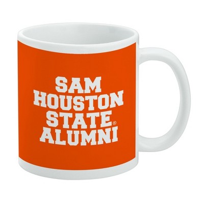 Sam Houston State University Alumn Ceramic Coffee Mug Novelty Gift Mugs for Coffee Tea and Hot Drinks 11oz White