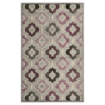 Olivier Accent Rug - Gray / Multi ( 2' 7"x4' ) - Safavieh