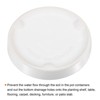 Unique Bargains Indoor Outdoor Ceramic Round Plant Pot Saucers Flower Drip Tray 2 Pcs - 4 of 4