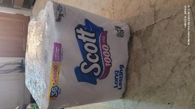 Scott 1-Ply White 1000-Sheet Toilet Paper(1000-Sheets Per Roll 36 Rolls Per  Pack) (2-Pack) 53897 - The Home Depot