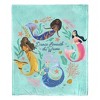 Disney Little Mermaid Dancing Mersisters Silk Touch Throw Blanket - 2 of 4