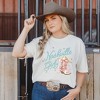 Simply Sage Market Women's Coquette Nashville Girly Short Sleeve Garment Dyed Tee - 3 of 3