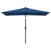 vidaXL Garden Parasol Azure Polyester 118.1x78.7 in Tiltable - 2 of 4